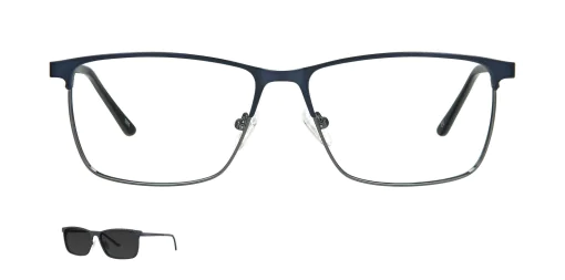 Optical frame with clip-on TONNY 48378C3-CL1