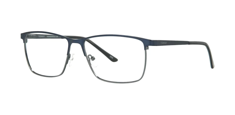 Optical frame with clip-on TONNY 48378C3-CL1