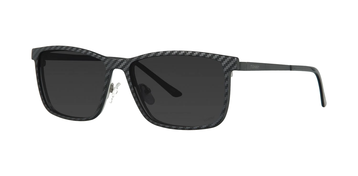 Optical frame with clip-on TONNY 48378C2-CL1