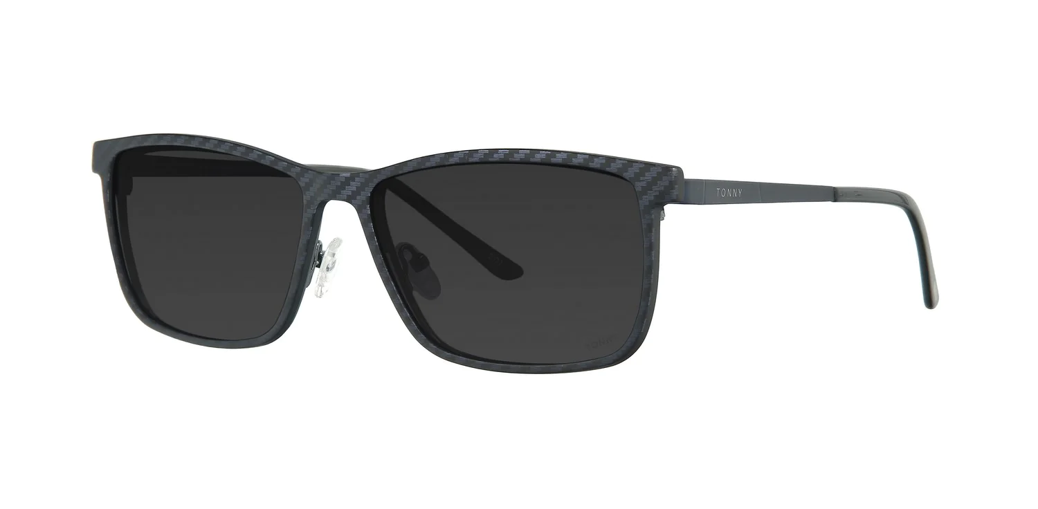 Optical frame with clip-on TONNY 48378C3-CL1