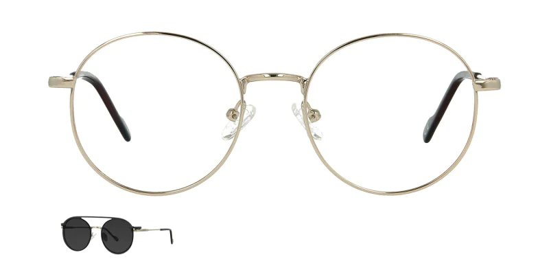 Optical frame with clip-on TONNY 48383C1-CL1