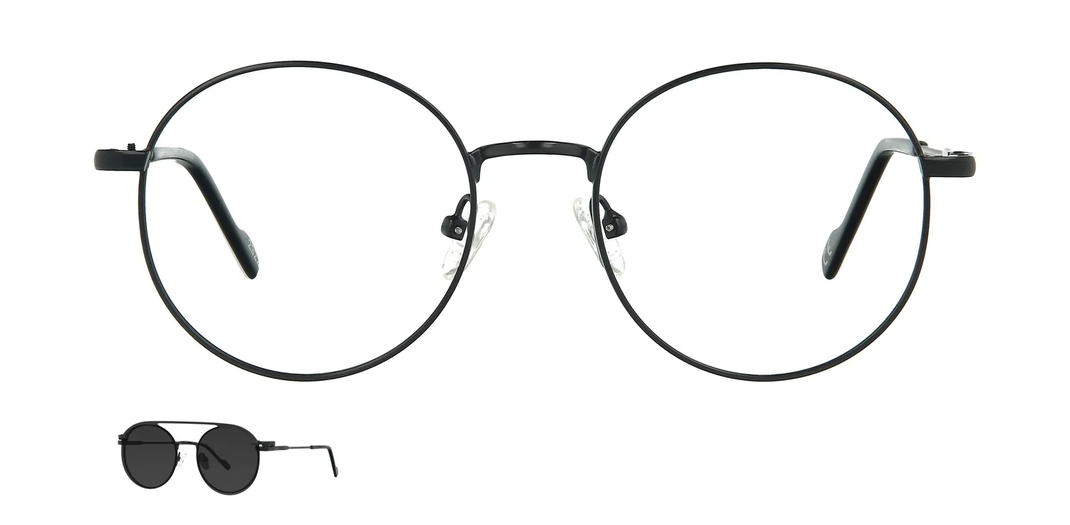Optical frame with clip-on...