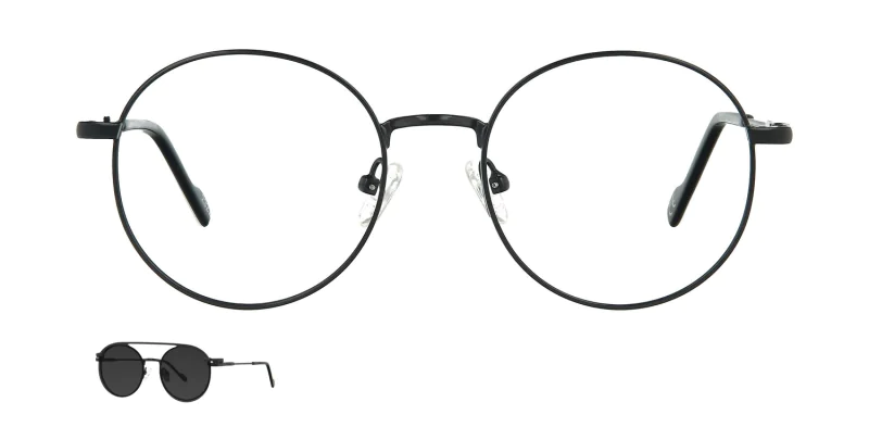 Optical frame with clip-on TONNY 48383C2-CL1