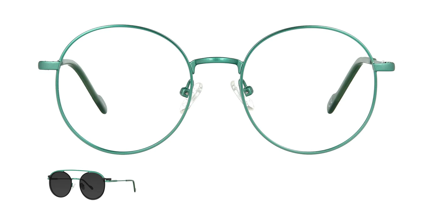 Optical frame with clip-on...