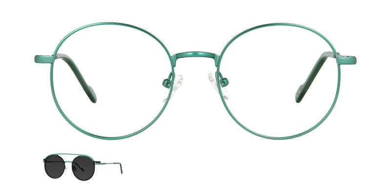 Optical frame with clip-on TONNY 48383C4-CL1