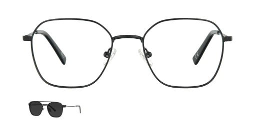 Optical frame with clip-on TONNY 48384C1-CL1