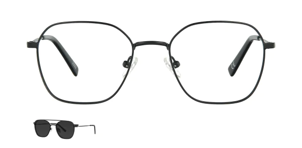 Optical frame with clip-on TONNY 48384C1-CL1