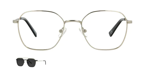 Optical frame with clip-on TONNY 48384C2-CL1