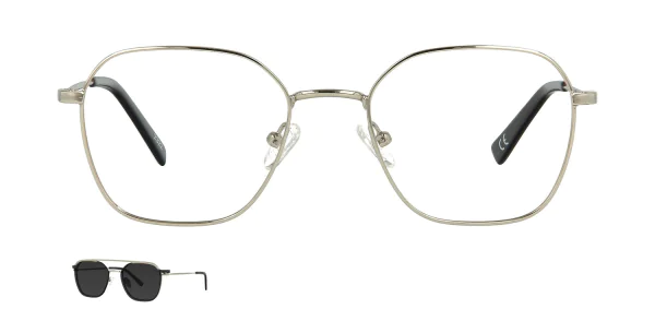 Optical frame with clip-on TONNY 48384C2-CL1