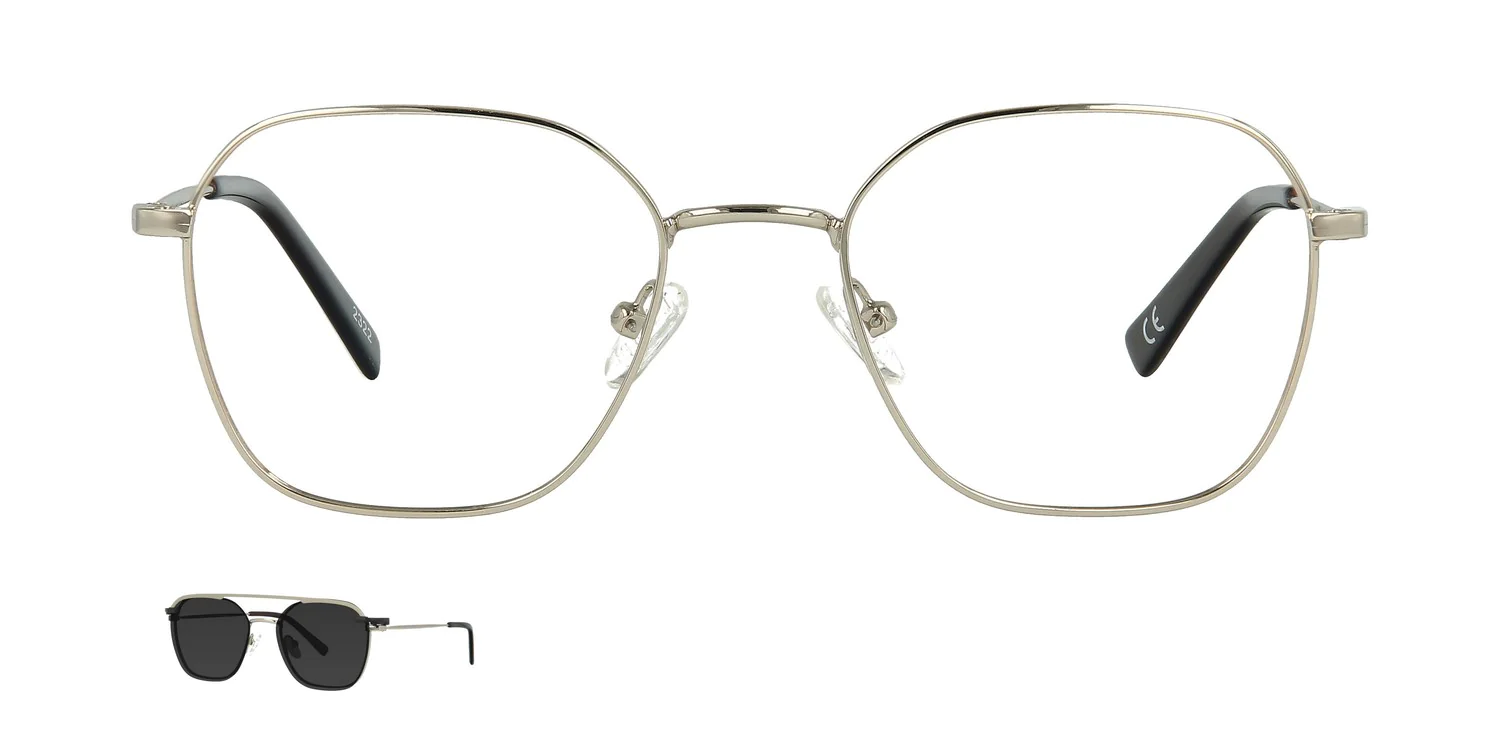 Optical frame with clip-on...