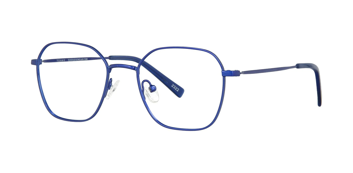 Optical frame with clip-on TONNY 48384C3-CL1