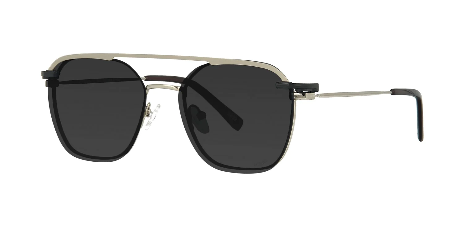 Optical frame with clip-on TONNY 48384C2-CL1