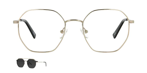 Optical frame with clip-on TONNY 48385C1-CL1