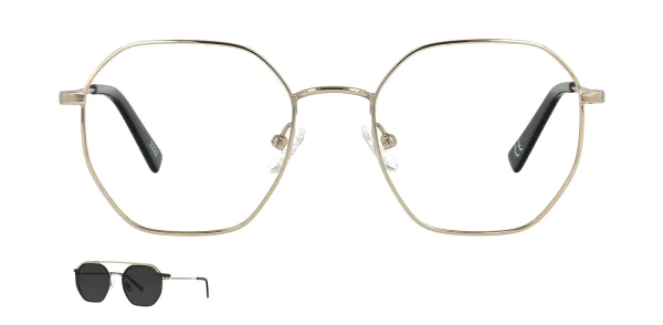 Optical frame with clip-on TONNY 48385C1-CL1
