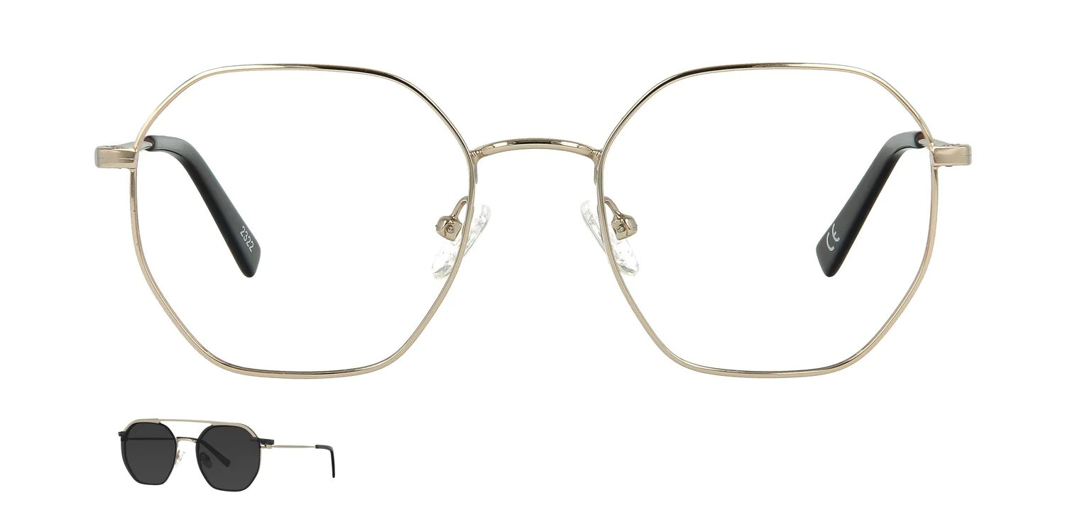 Optical frame with clip-on...