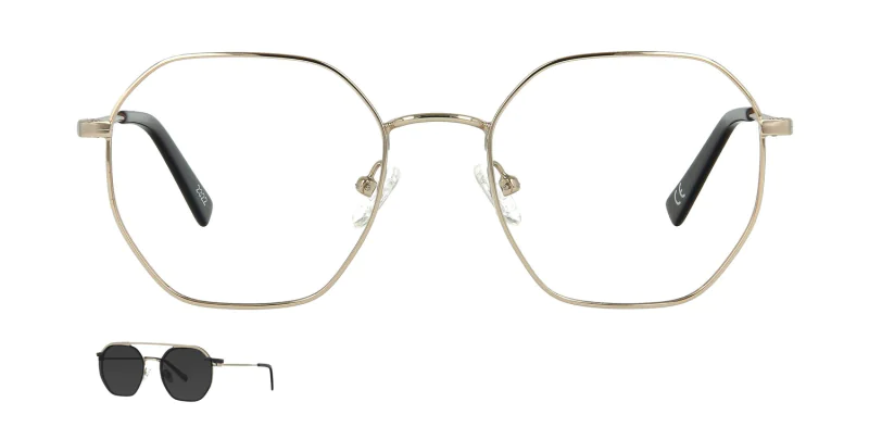 Optical frame with clip-on TONNY 48385C1-CL1