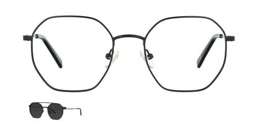 Optical frame with clip-on TONNY 48385C2-CL1