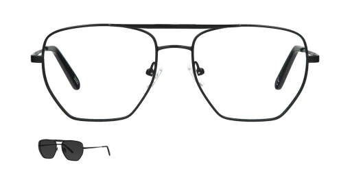 Optical frame with clip-on TONNY 48386C1-CL1