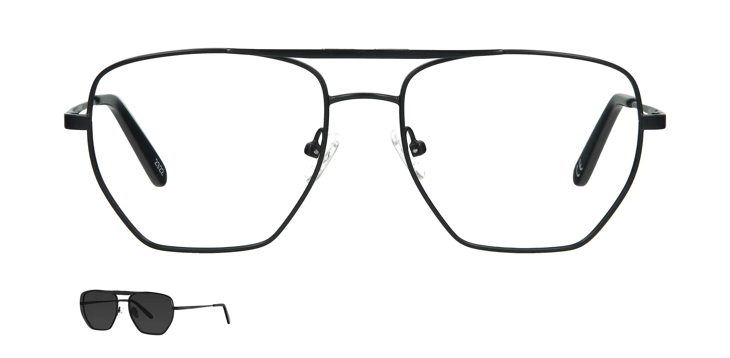 Optical frame with clip-on...