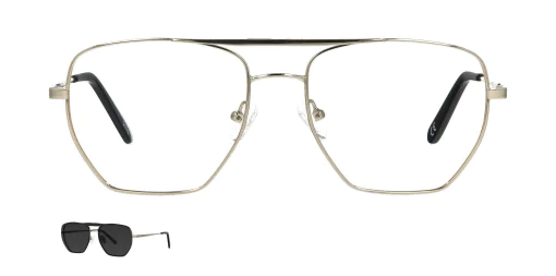 Optical frame with clip-on TONNY 48386C2-CL1