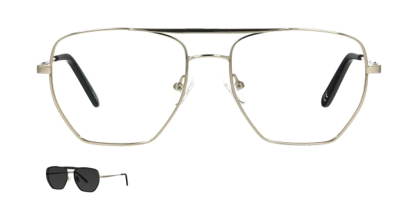 Optical frame with clip-on TONNY 48386C2-CL1
