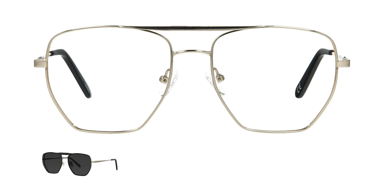 Optical frame with clip-on...
