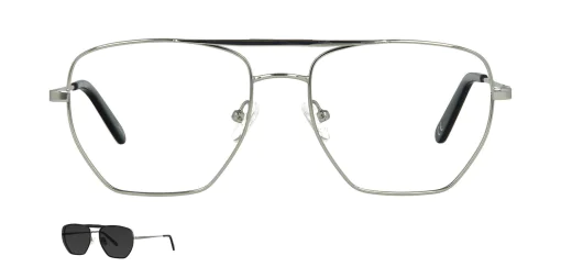 Optical frame with clip-on TONNY 48386C3-CL1