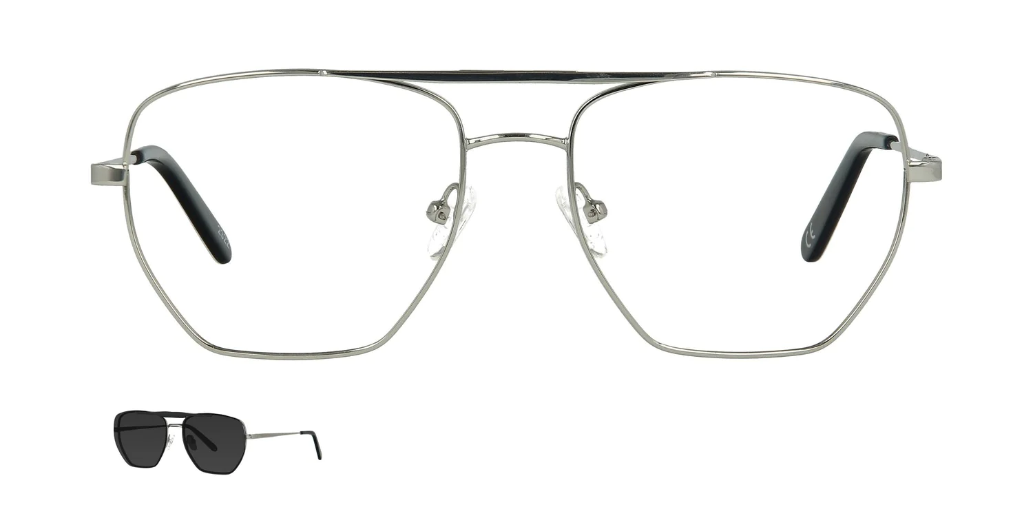 Optical frame with clip-on...