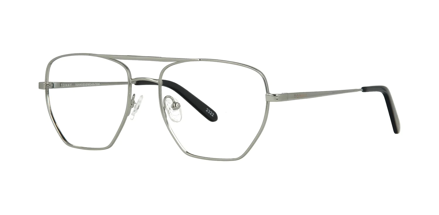 Optical frame with clip-on TONNY 48386C3-CL1