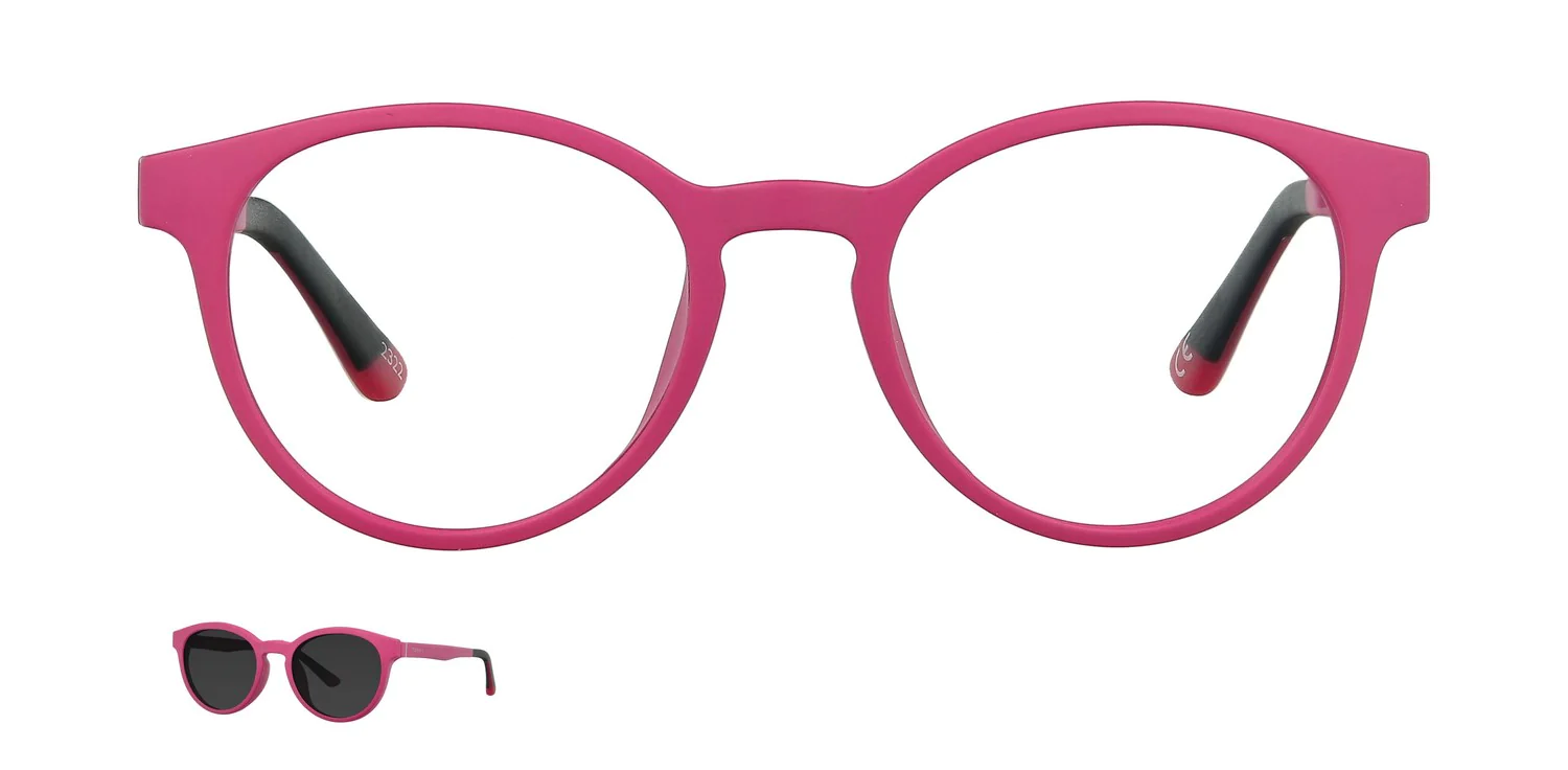 Optical frame with clip-on...