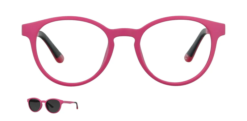 Optical frame with clip-on TONNY 48388C2-CL1