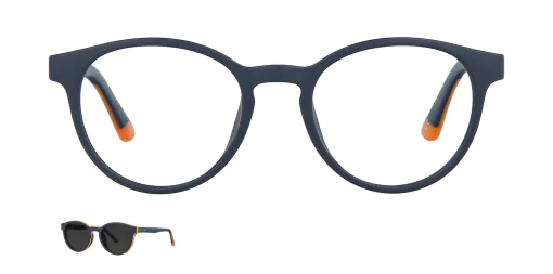 Optical frame with clip-on TONNY 48388C3-CL1