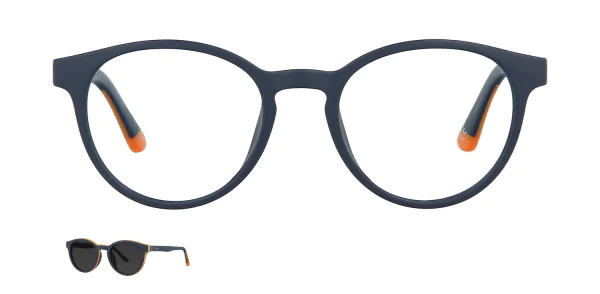 Optical frame with clip-on TONNY 48388C3-CL1