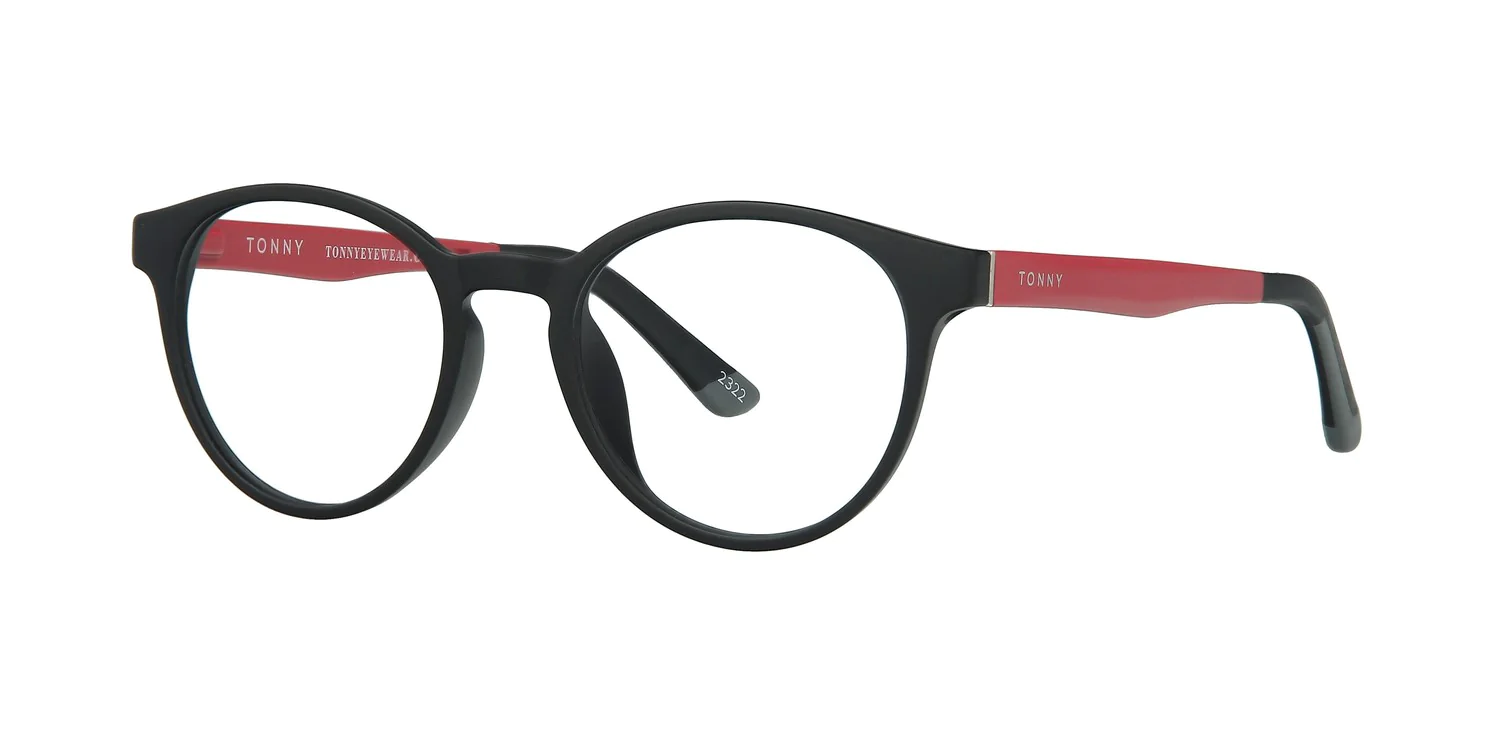 Optical frame with clip-on TONNY 48388C1-CL1