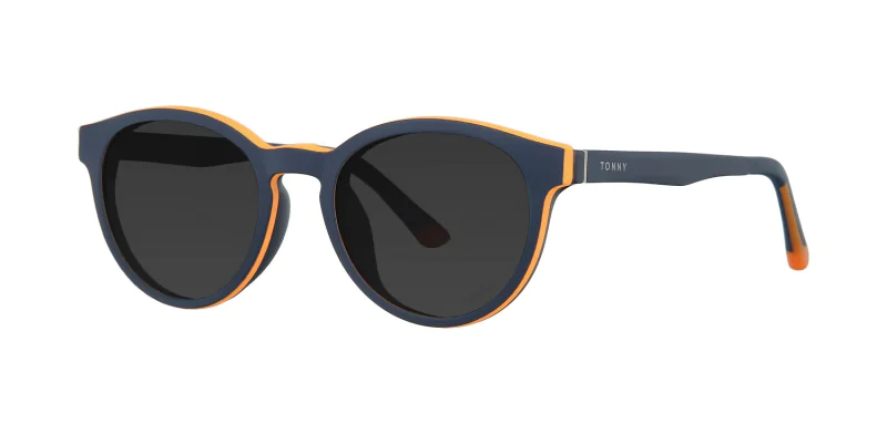 Optical frame with clip-on TONNY 48388C3-CL1