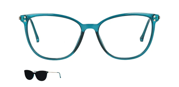 Optical frame with clip-on TONNY 0012C1