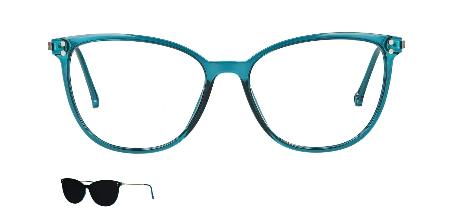 Optical frame with clip-on...