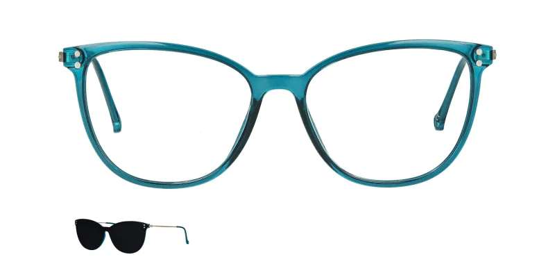 Optical frame with clip-on TONNY 0012C1