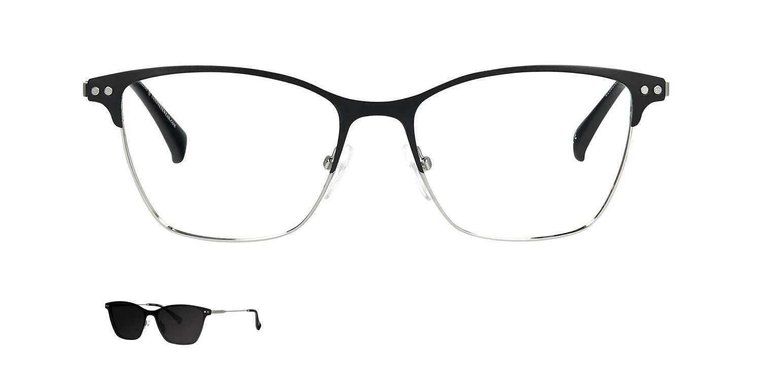 Optical frame with clip-on...