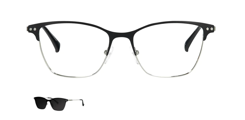 Optical frame with clip-on TONNY 0013C3