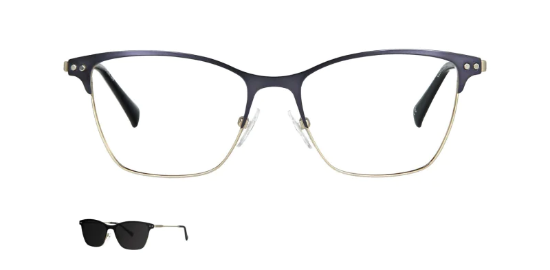 Optical frame with clip-on TONNY 0013C5