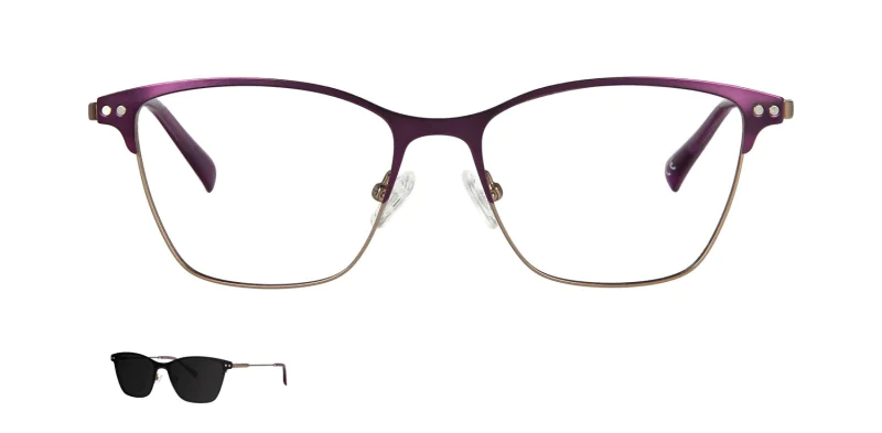 Optical frame with clip-on TONNY 0013C6