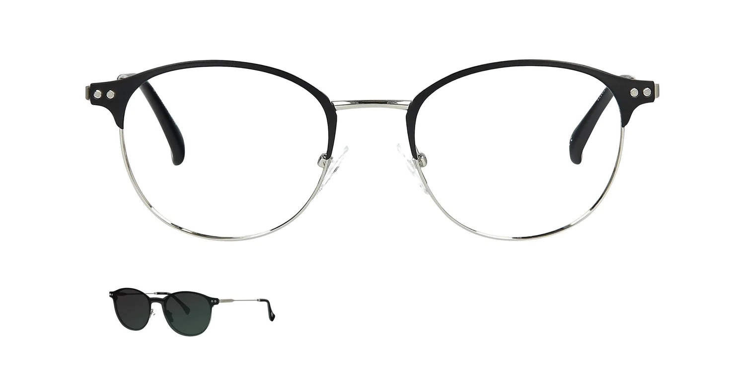 Optical frame with clip-on TONNY 0014C1