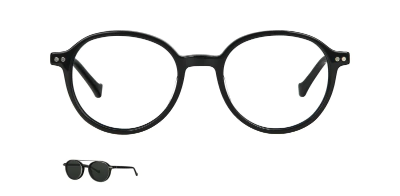 Optical frame with clip-on TONNY 0022C1