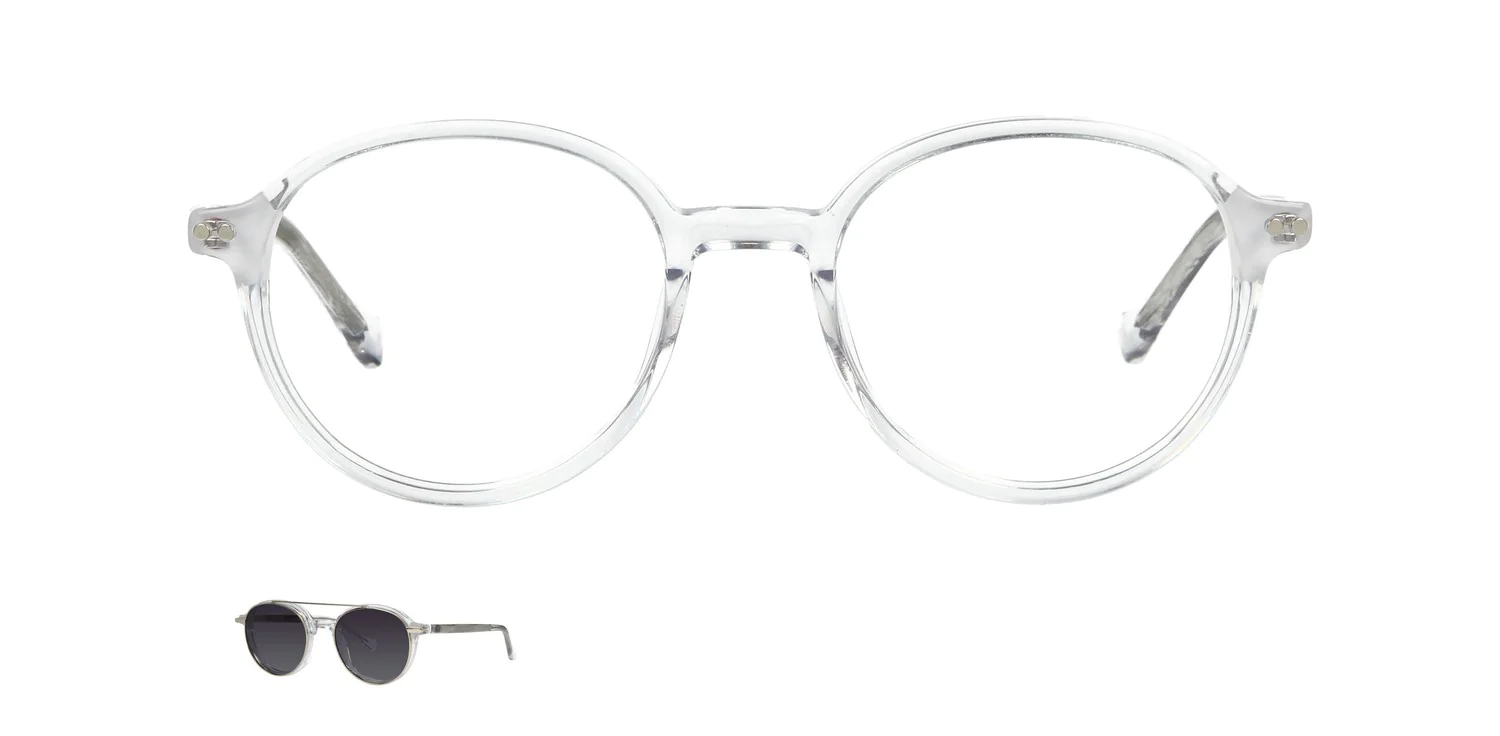 Optical frame with clip-on TONNY 0022C4