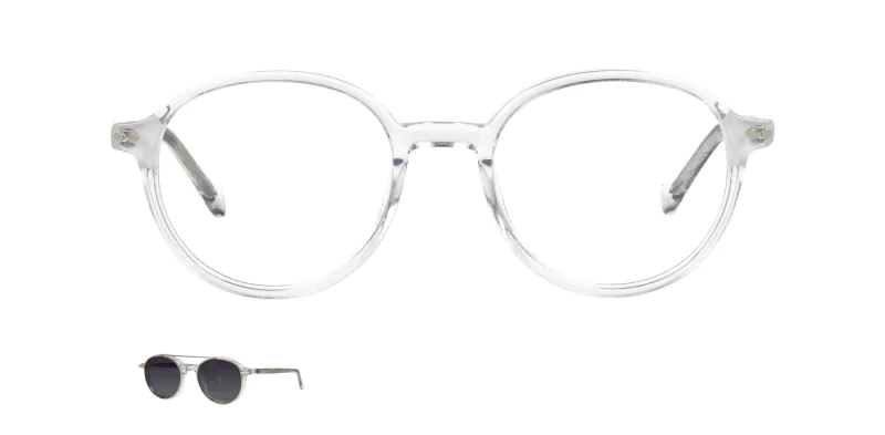 Optical frame with clip-on TONNY 0022C4