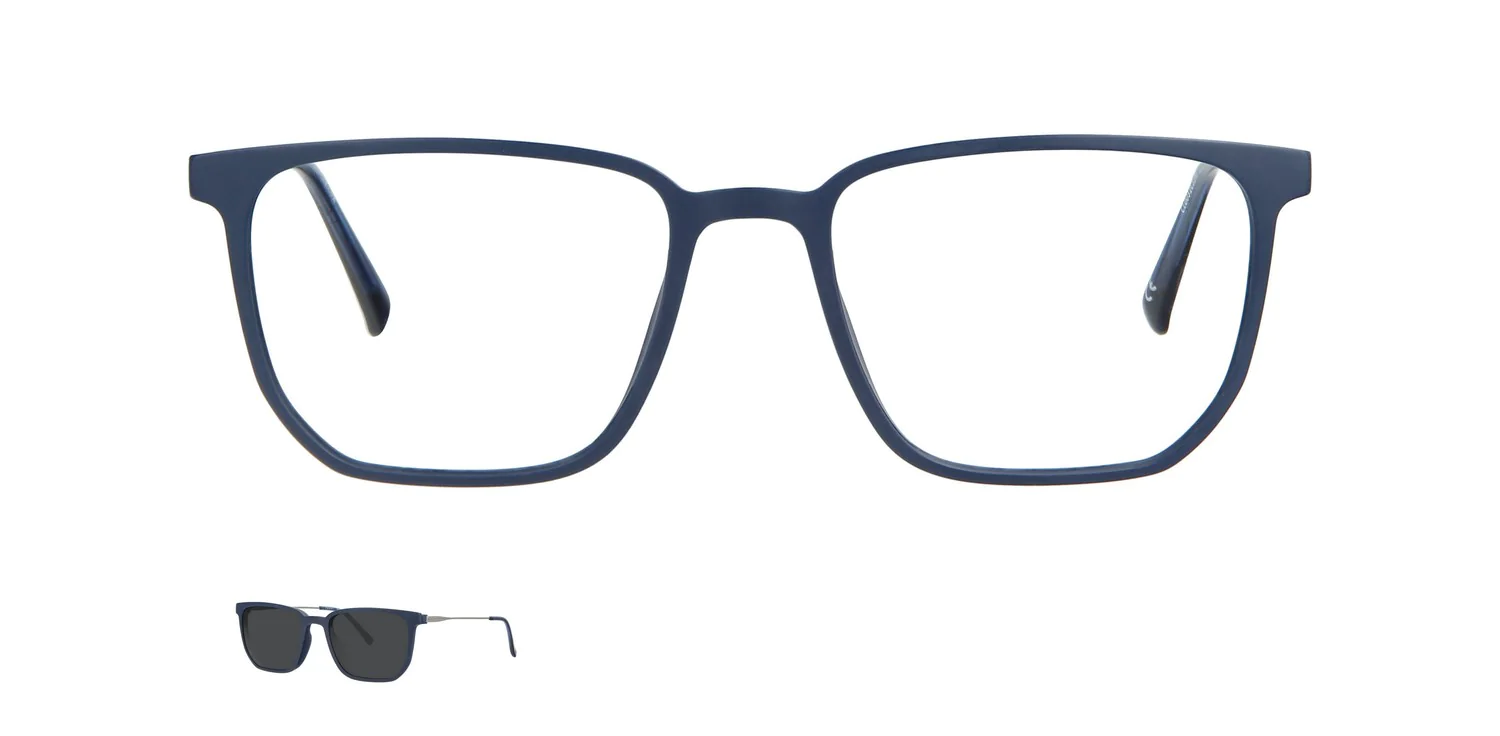 Optical frame with clip-on TONNY 0031C33