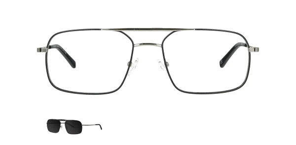 Optical frame with clip-on TONNY 0039AC1
