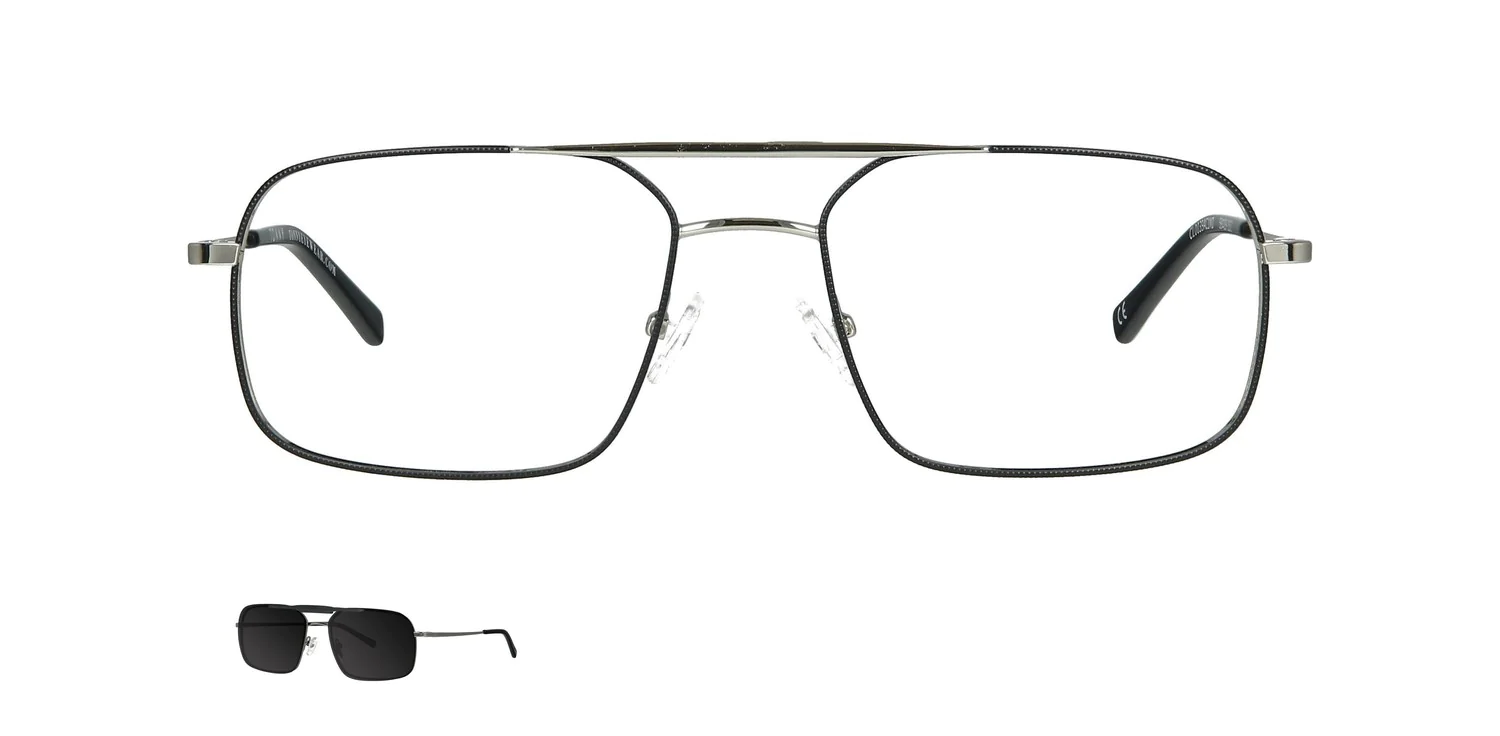 Optical frame with clip-on TONNY 0039AC1