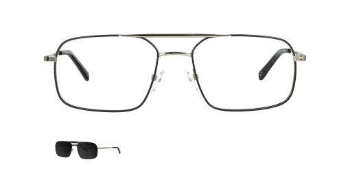Optical frame with clip-on TONNY 0039AC2